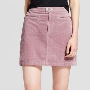 Mauve Corduroy Skirt